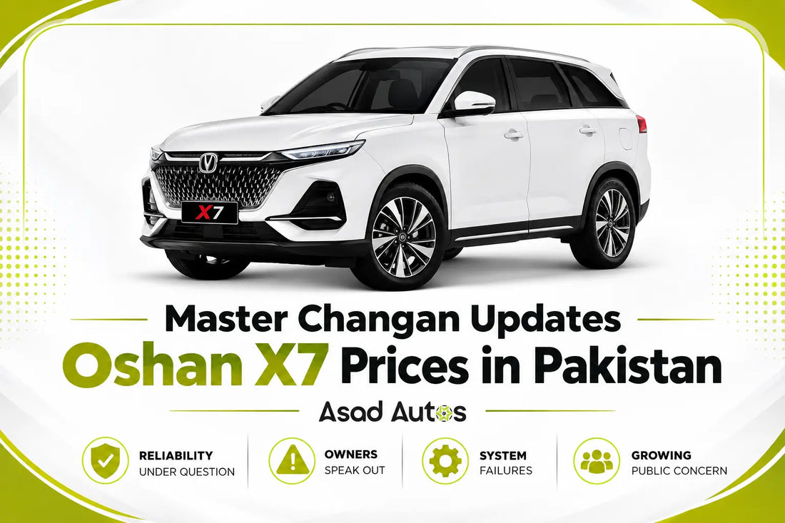 Changan Oshan X7 latest price update and price list in Pakistan