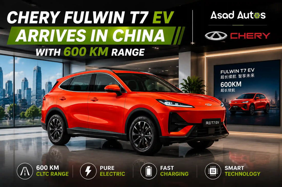 Chery Fulwin T7 EV arrives in China with 600 km range