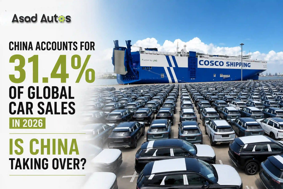 China accounts for 31.4% of global car sales in 2026