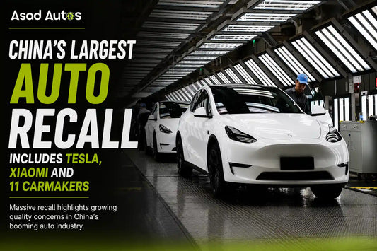 China largest auto recall involving Tesla Xiaomi and 11 carmakers in 2026