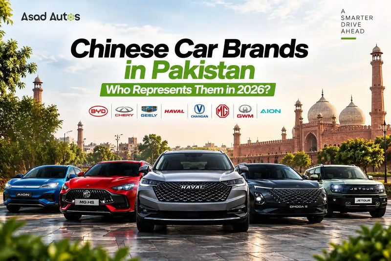 Chinese car brands in Pakistan and the groups representing them in 2026