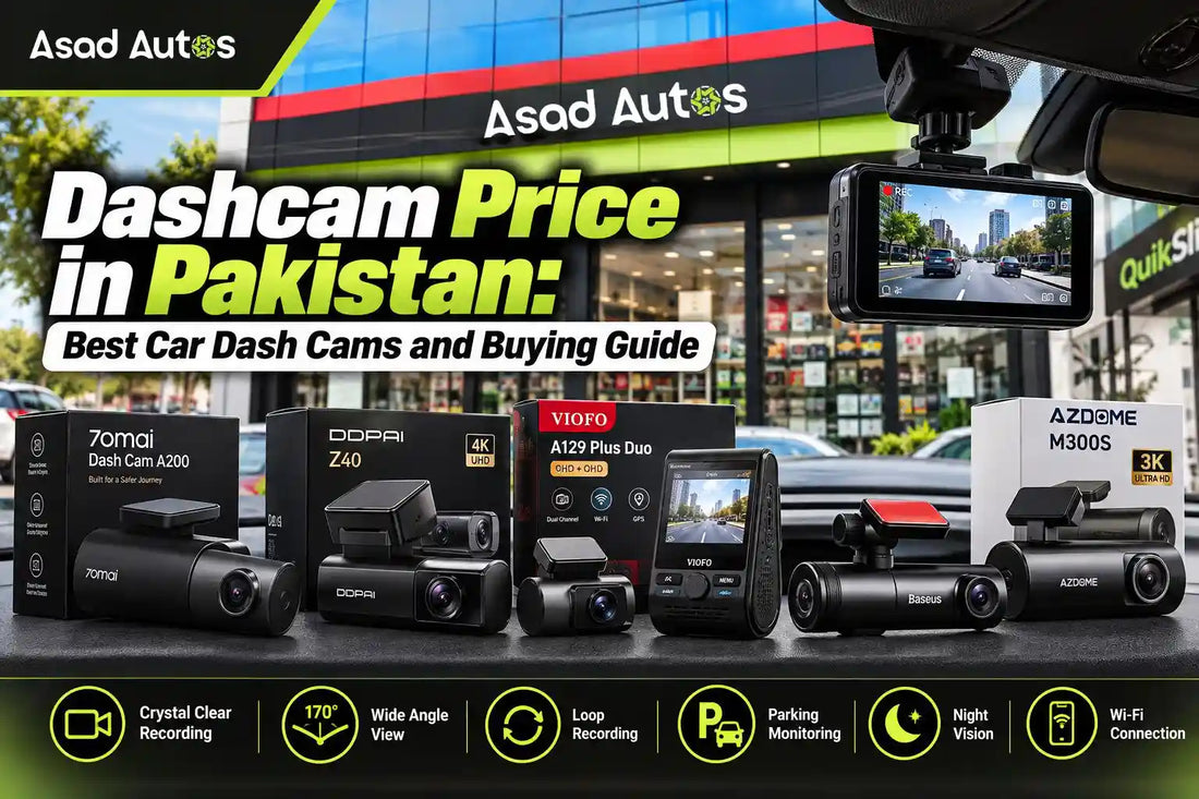Dashcam price in Pakistan featuring the best car dash cameras, video recording features, night vision and a buying guide for car owners.