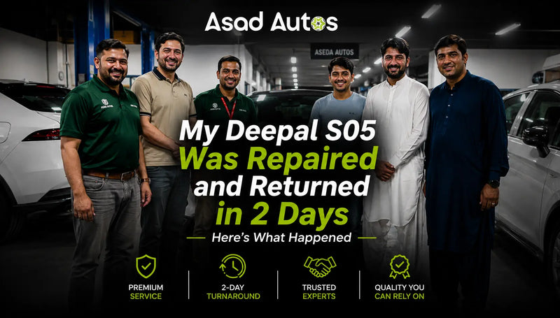 Deepal S05 accident repair completed and returned in two days in Pakistan