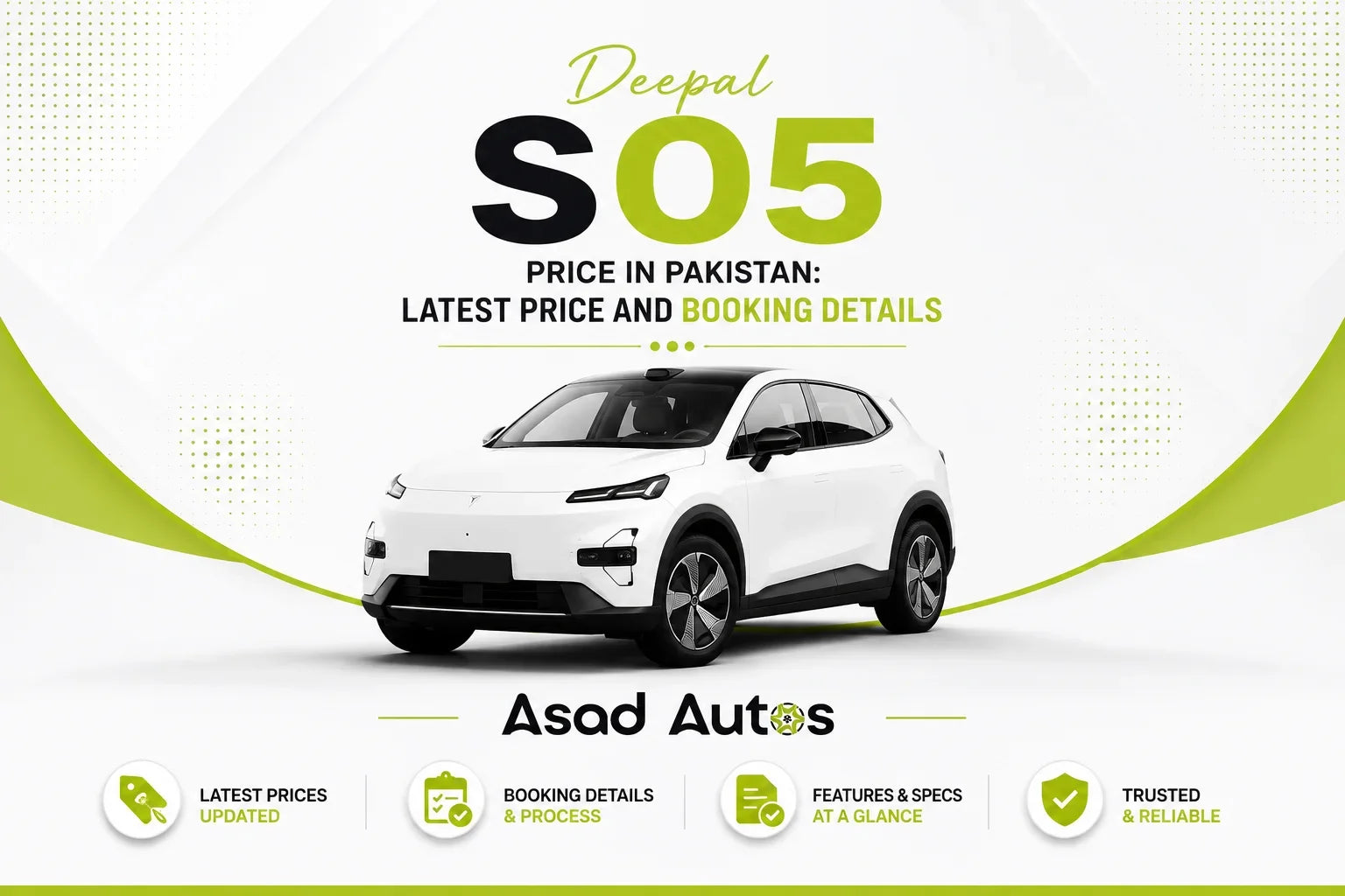 Deepal S05 Price Pakistan: Latest Price Update – Asad Autos