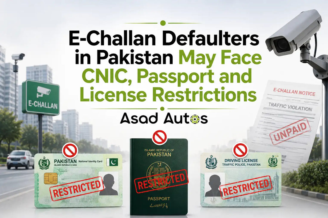 E-Challan Defaulters in Pakistan May Face CNIC, Passport and License Restrictions