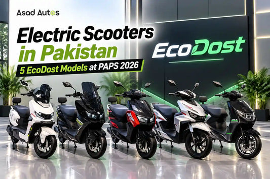 Electric scooters in Pakistan: 5 EcoDost models launched at PAPS 2026