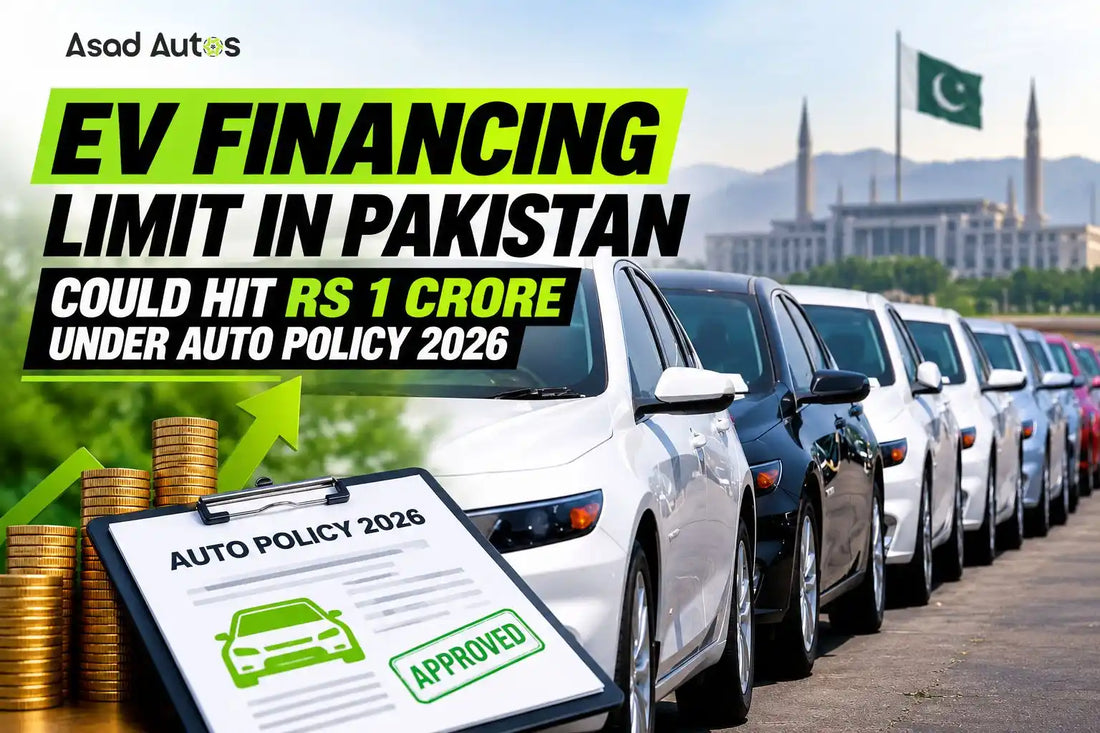 Proposed EV financing limit of Rs 1 crore in Pakistan under Auto Policy 2026