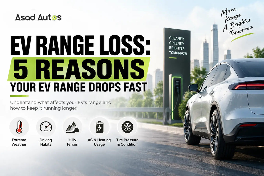 EV Range Loss: 5 reasons your electric car range drops fast