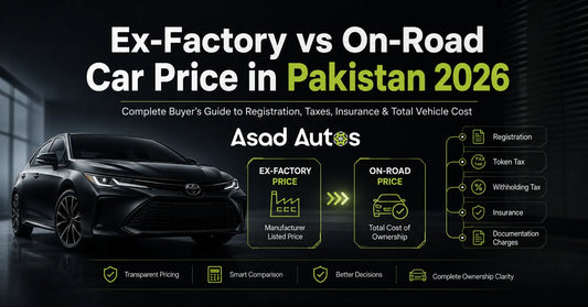 Ex-Factory vs On-Road Car Price in Pakistan 2026 – Complete Buyer's Guide by Asad Autos