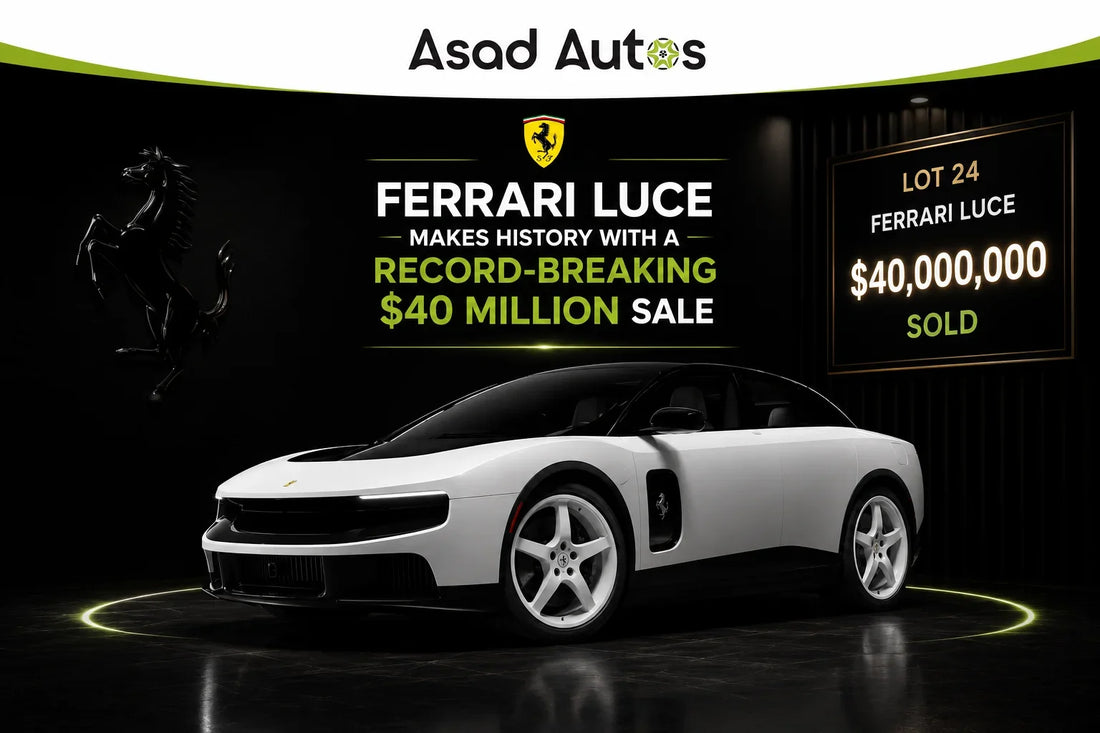 Ferrari Luce makes history with a record-breaking $40 million sale