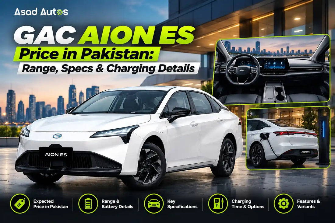 GAC Aion ES price in Pakistan, electric range, battery capacity, charging time and features | Asad Autos