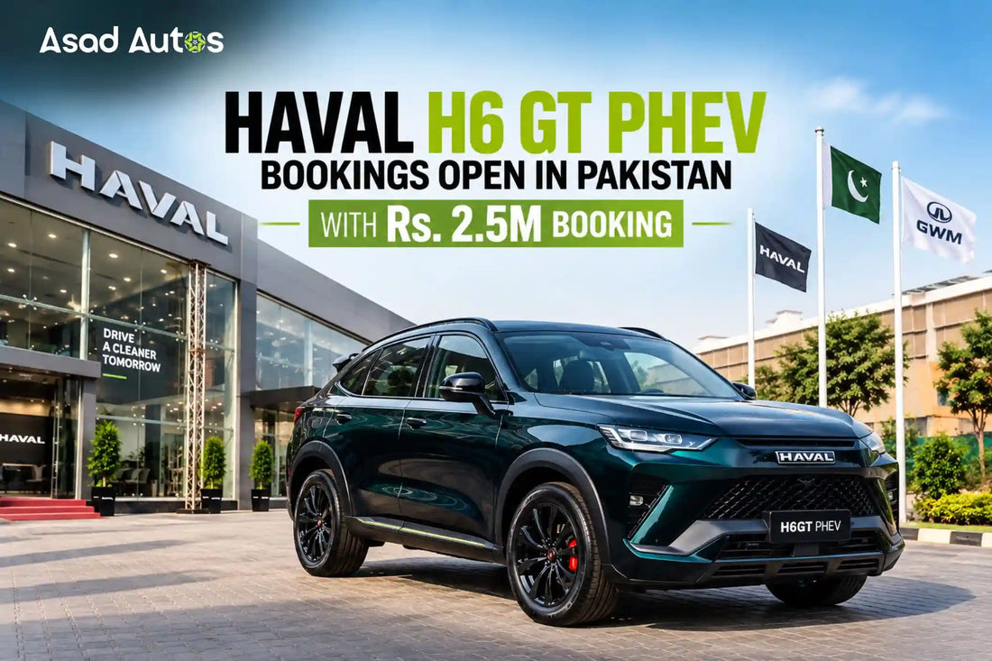 Haval H6 GT PHEV bookings open in Pakistan with Rs. 2.5M booking amount