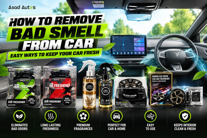 How to remove bad smell from car with interior cleaning and car air fresheners – Asad Autos.