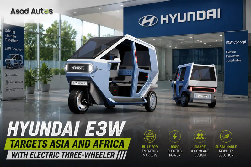 Hyundai E3W electric three-wheeler mobility for emerging markets