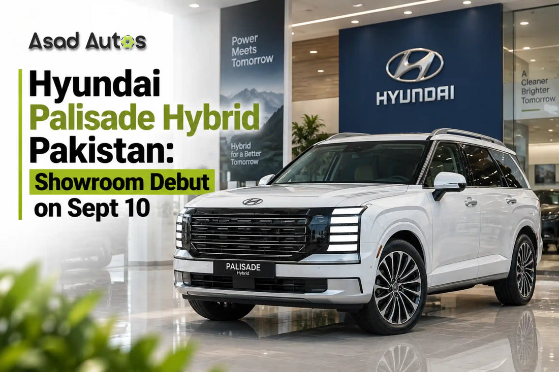 Hyundai Palisade Hybrid Pakistan nationwide showroom display September 10 2026