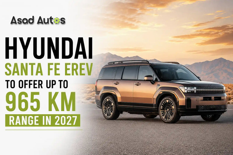 Hyundai Santa Fe EREV confirmed for 2027 with a claimed 965 KM total driving range