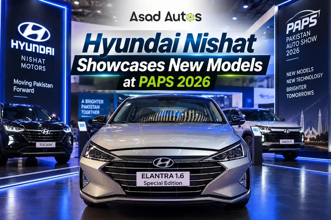 Hyundai Tucson N-Line showcased by Hyundai Nishat at PAPS 2026 in Pakistan