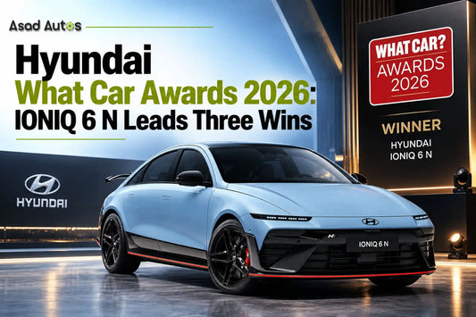 Hyundai What Car Awards 2026 with IONIQ 6 N, TUCSON PHEV and SANTA FE