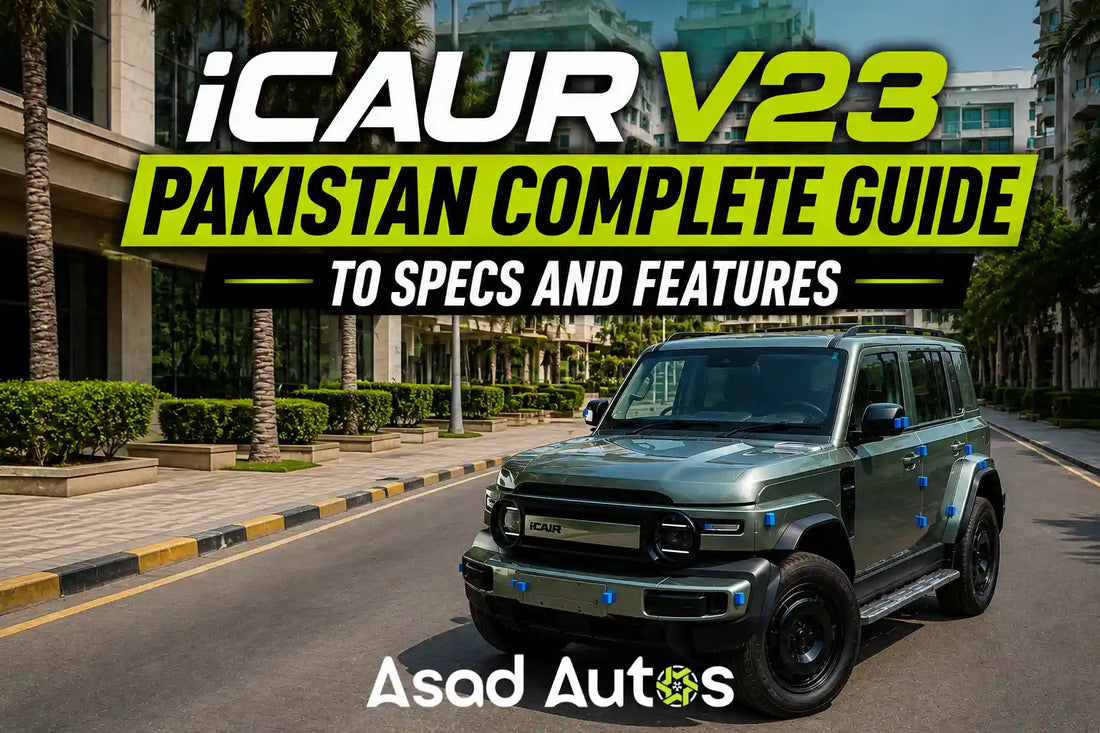 iCAUR V23 electric SUV in Pakistan with AWD specs and features