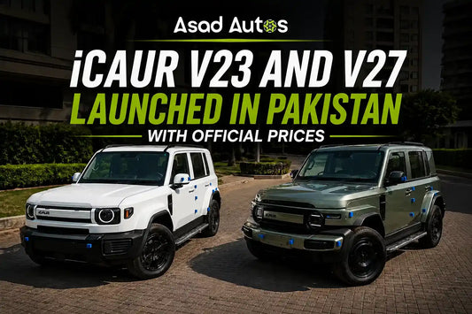 iCAUR V23 and V27 price and official launch in Pakistan 2026