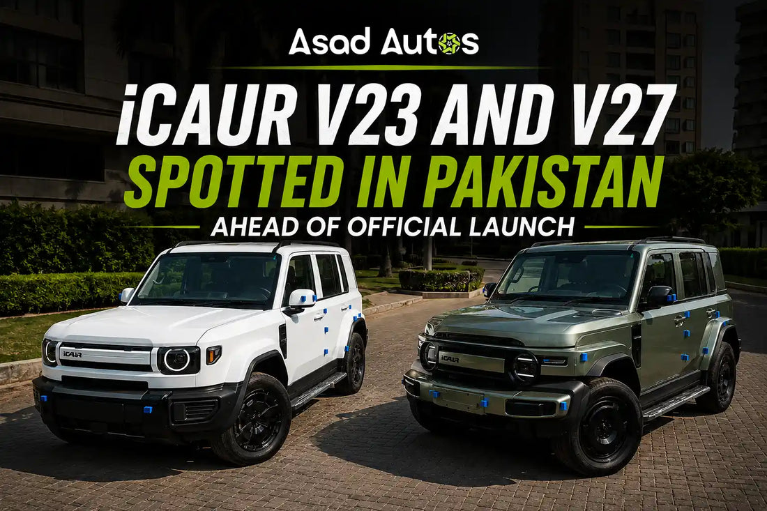 iCAUR V23 and V27 spotted in Pakistan ahead of official launch