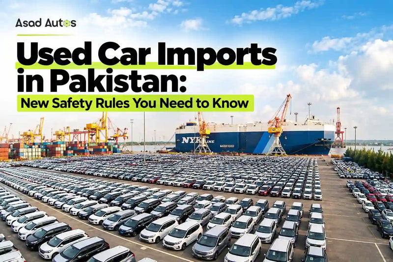 Import of used cars in Pakistan with new safety and inspection rules