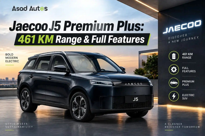 Jaecoo J5 Premium Plus with 461 km range and advanced features in Pakistan