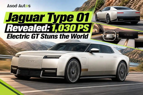 Jaguar Type 01 Revealed: 1,030 PS Electric GT Stuns the World