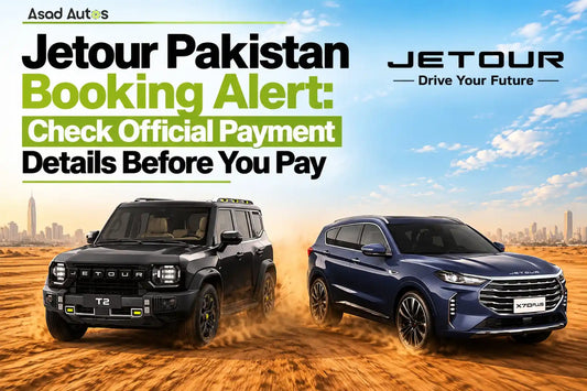 Jetour Pakistan booking payment advisory for customers