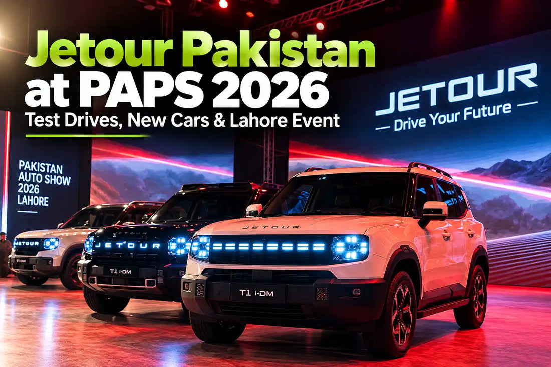 Jetour Pakistan at PAPS 2026 with new cars and test drives in Lahore