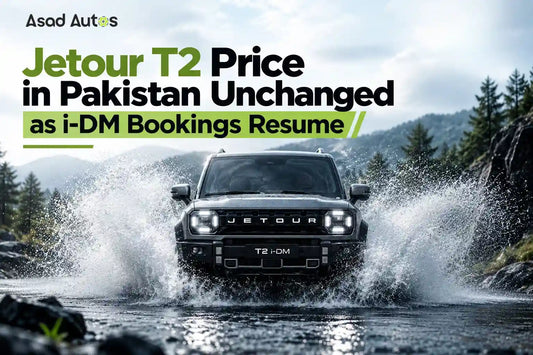 Jetour T2 price in Pakistan 2026 with i-DM bookings resumed