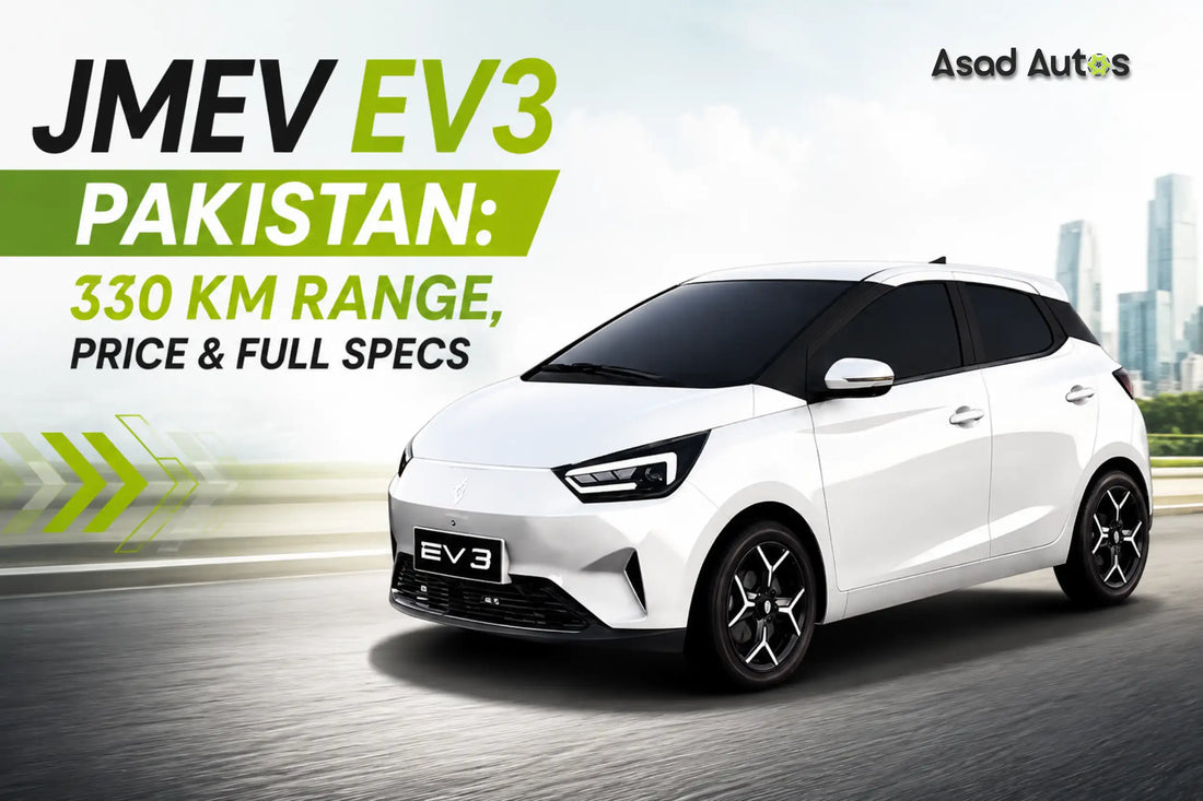 JMEV EV3 Pakistan price specs range and features