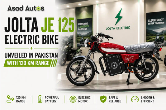 Jolta JE 125 electric bike unveiled in Pakistan with 120 KM range