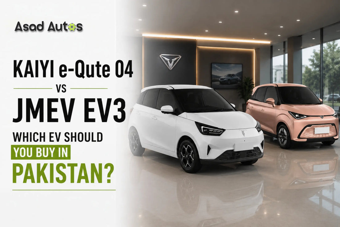 KAIYI e-Qute 04 vs JMEV EV3 which EV should you buy in Pakistan