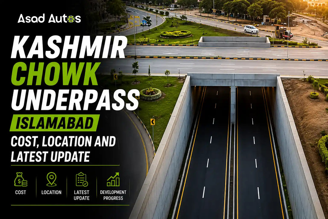 Kashmir Chowk Underpass Islamabad project and road construction