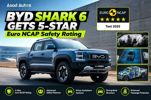 BYD Shark 6 Gets 5-Star Euro NCAP Safety Rating