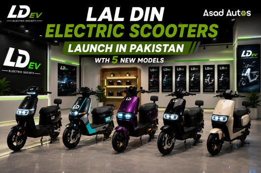 Lal Din electric scooters launched in Pakistan with five models and claimed range up to 100 km