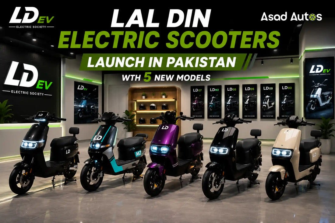 Lal Din electric scooters launched in Pakistan with five models and claimed range up to 100 km