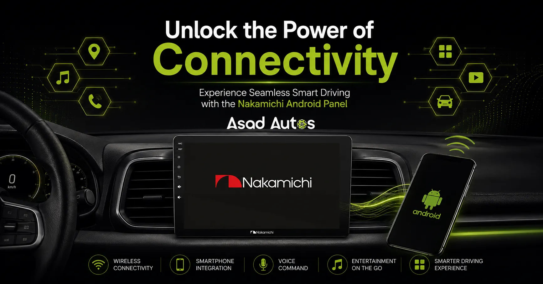 Unlock the Power of Connectivity with the Nakamichi Android Panel ...