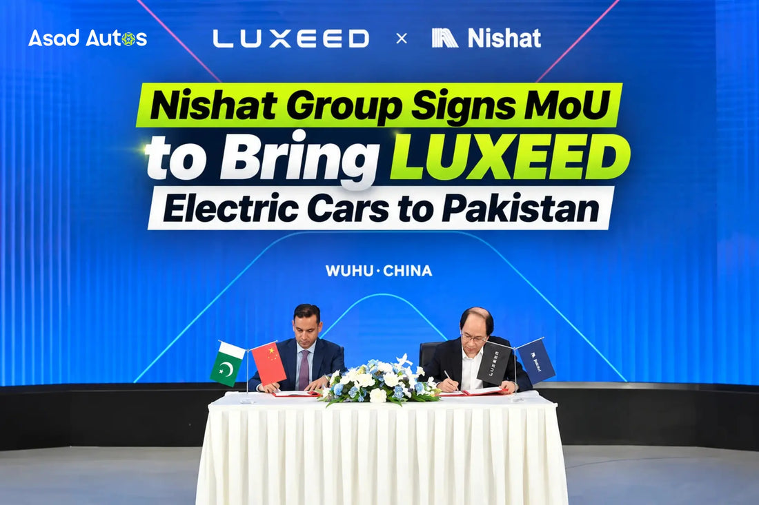 Nishat Group signs a strategic MoU to bring LUXEED electric cars to Pakistan, expanding the country's electric vehicle market.