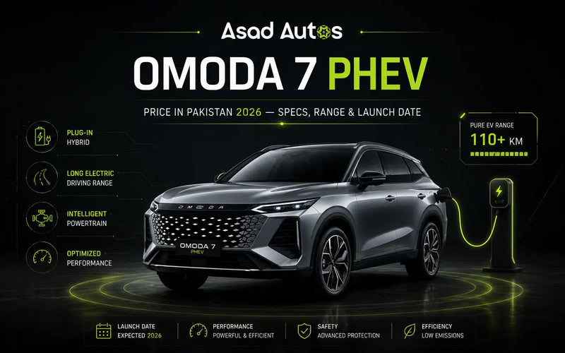 Omoda 7 PHEV price in Pakistan 2026 — specs, range and launch date