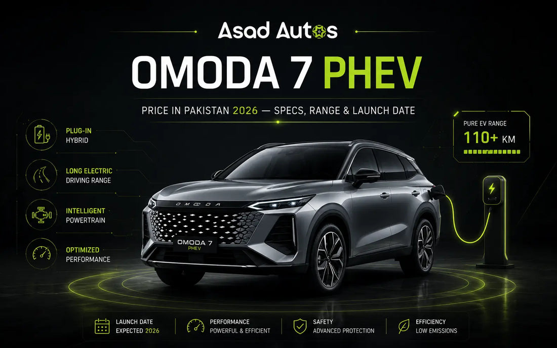 Omoda 7 PHEV price in Pakistan 2026 — specs, range and launch date
