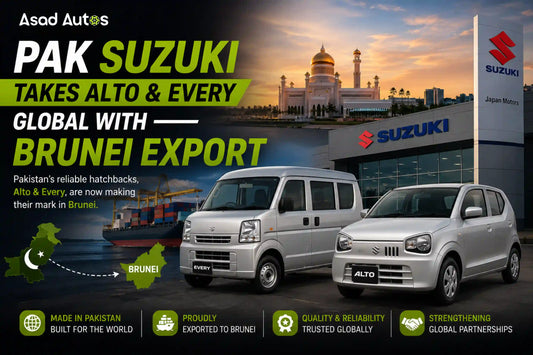 Pak Suzuki takes Alto and Every global with Brunei expor