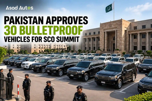 Pakistan approves 30 bulletproof vehicles for SCO Summit