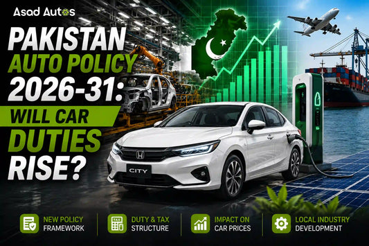 Pakistan Auto Policy 2026-31 proposed car import duties