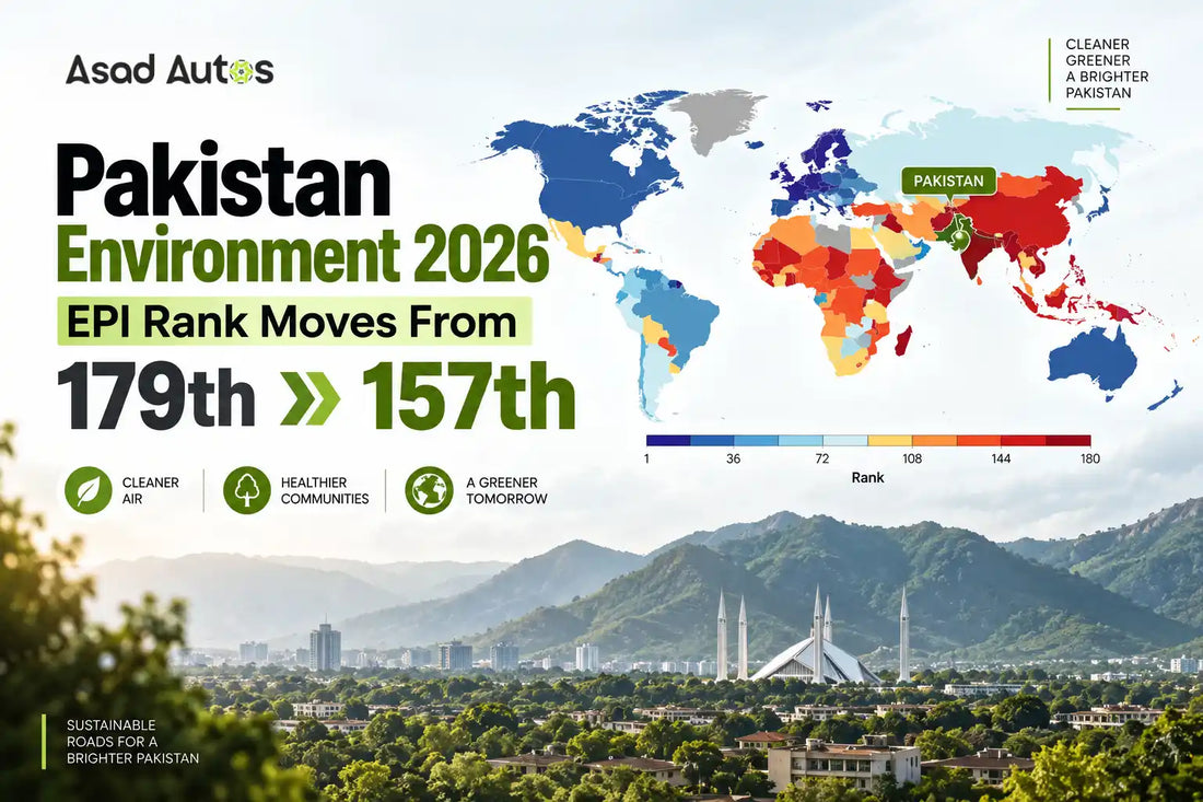 Pakistan environment 2026 with EPI ranking at 157th