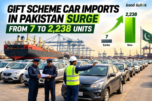 Gift Scheme Car Imports in Pakistan Surge from 7 to 2,238 Units