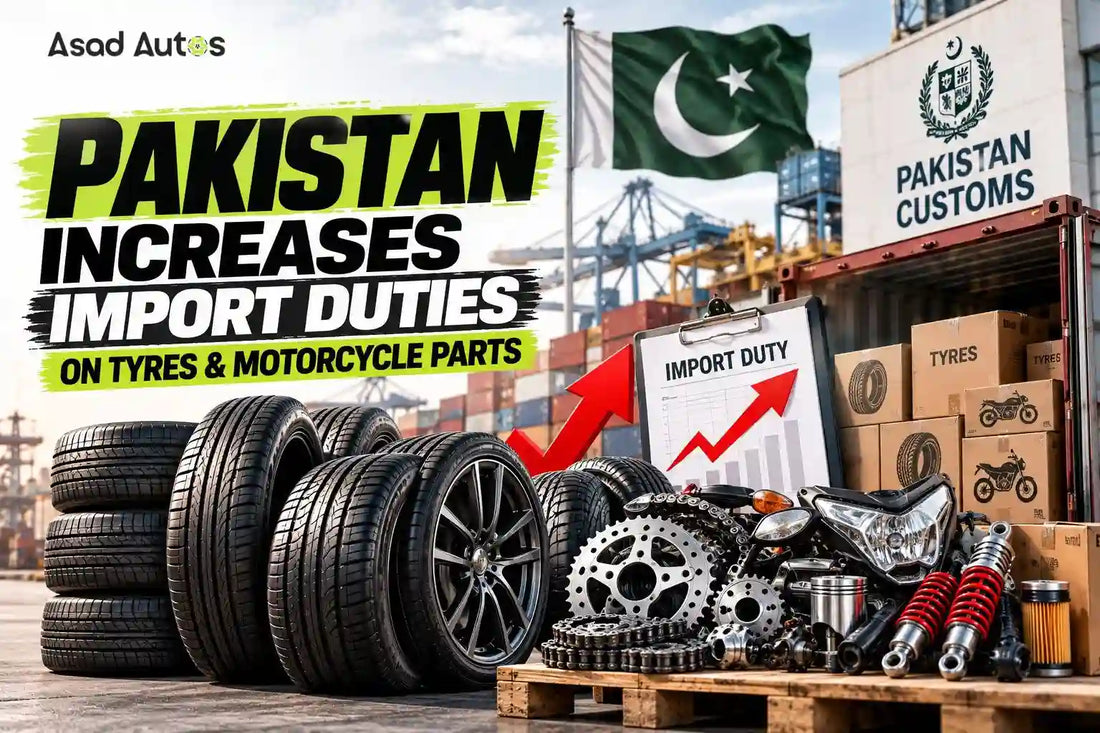 Pakistan increases import duties on tyres and motorcycle parts in 2026