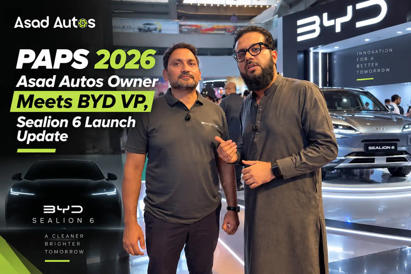 Asad Autos owner meets BYD VP at PAPS 2026 with Sealion 6 launch update