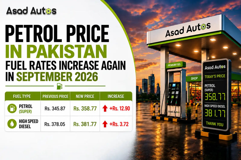 Petrol Price in Pakistan increases as new fuel rates take effect in September 2026